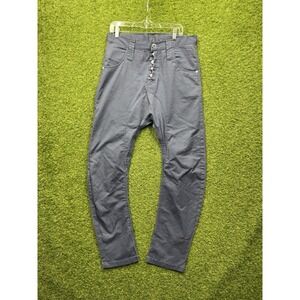 Humor Santiago Drop Crotch Pants Mens 33 Blue Button Fly Movito Style 8711531